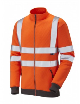 Leo Libbaton Track Top Orange High Visibility